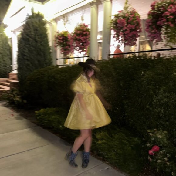 Brand New Maeve Puff-Sleeve Babydoll Mini Dress - Picture 16 of 16